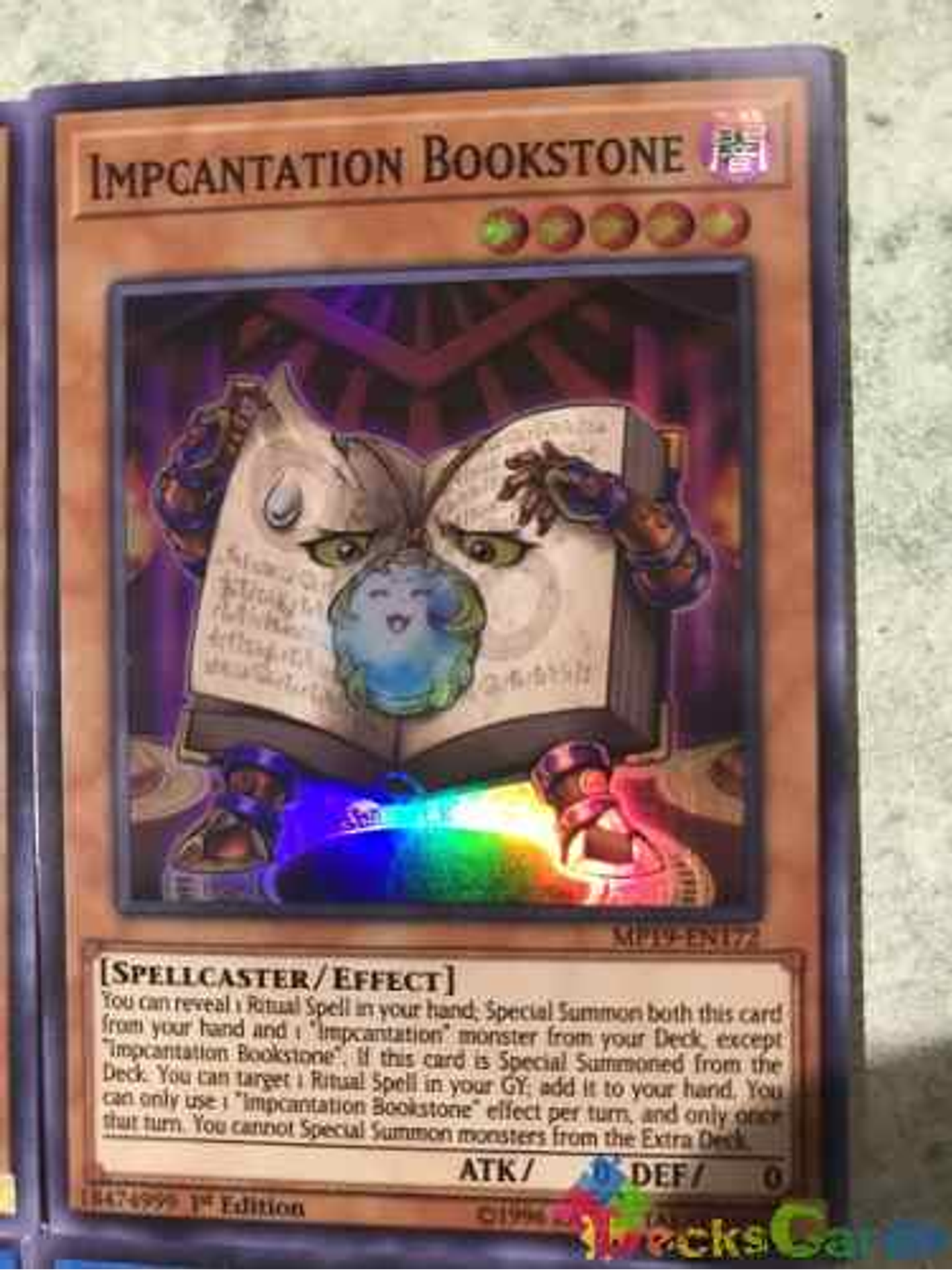 Impcantation Bookstone - mp19-en172 - Super Rare 1st Edition 1