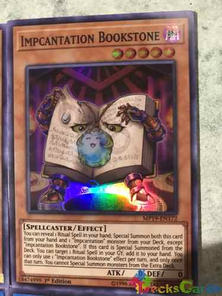 Impcantation Bookstone - mp19-en172 - Super Rare 1st Edition 1