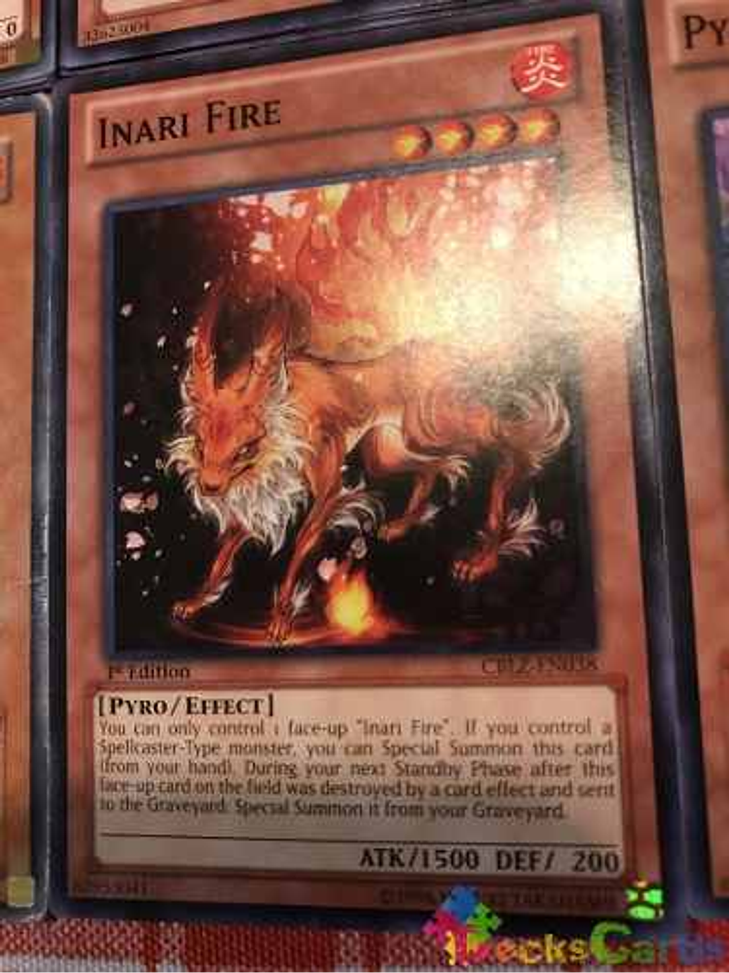 Inari Fire - cblz-en038 - Common 1st Edition 1
