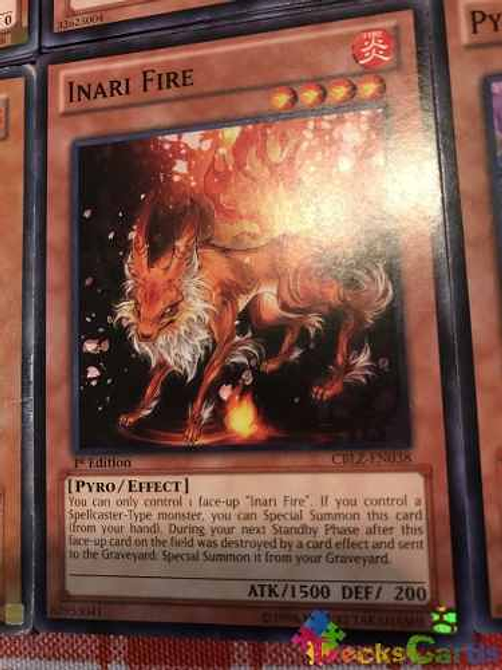 Inari Fire - cblz-en038 - Common 1st Edition 1