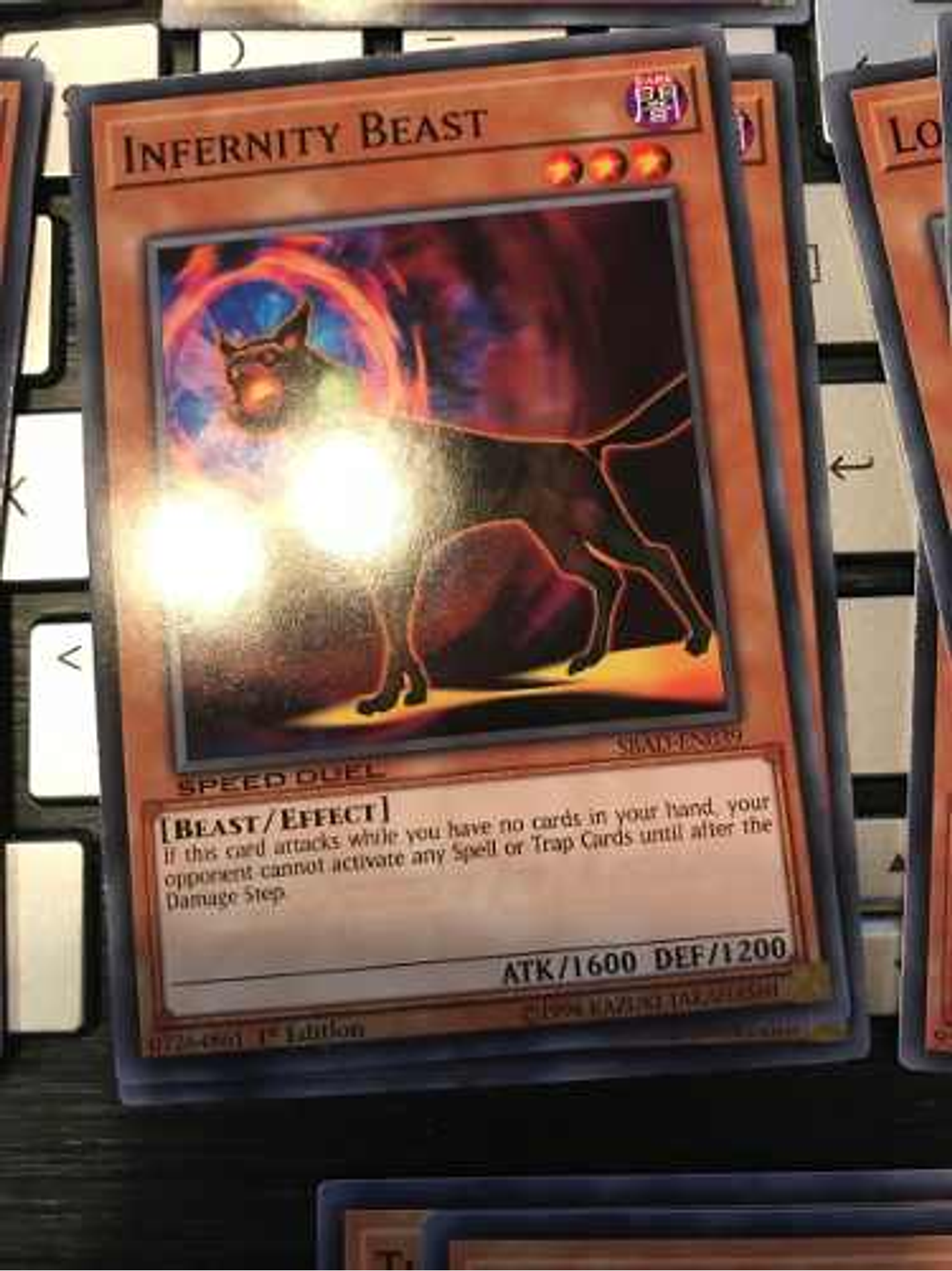 Infernity Beast - sbad-en039 - Common 1st Edition 1