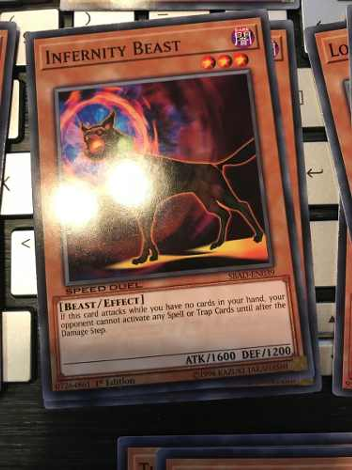 Infernity Beast - sbad-en039 - Common 1st Edition 1