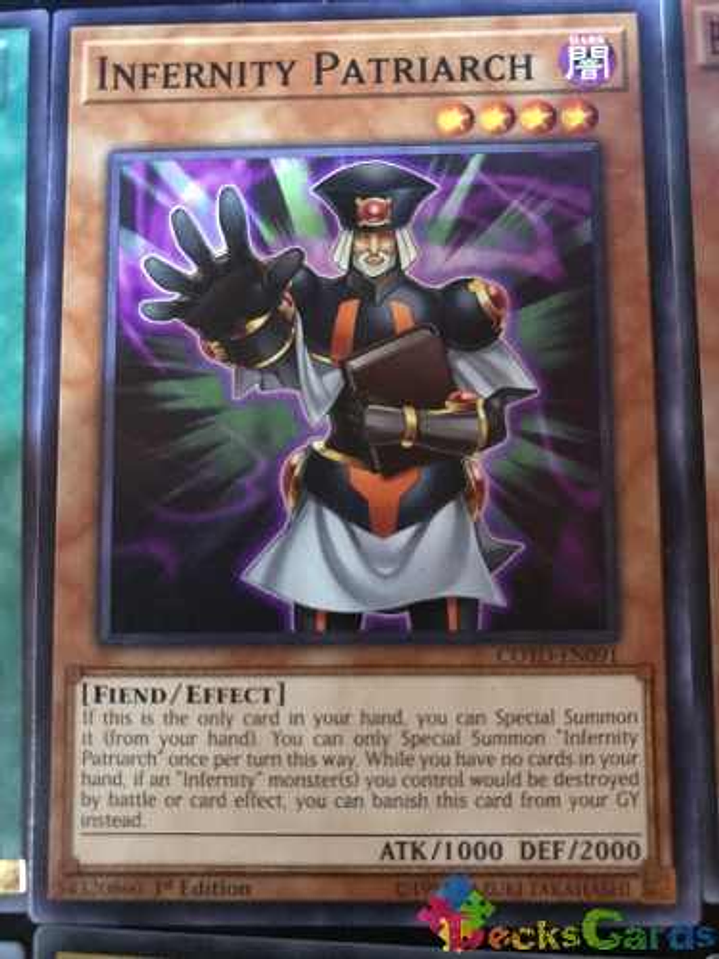 Infernity Patriarch - cotd-en091 - Common 1st Edition 1
