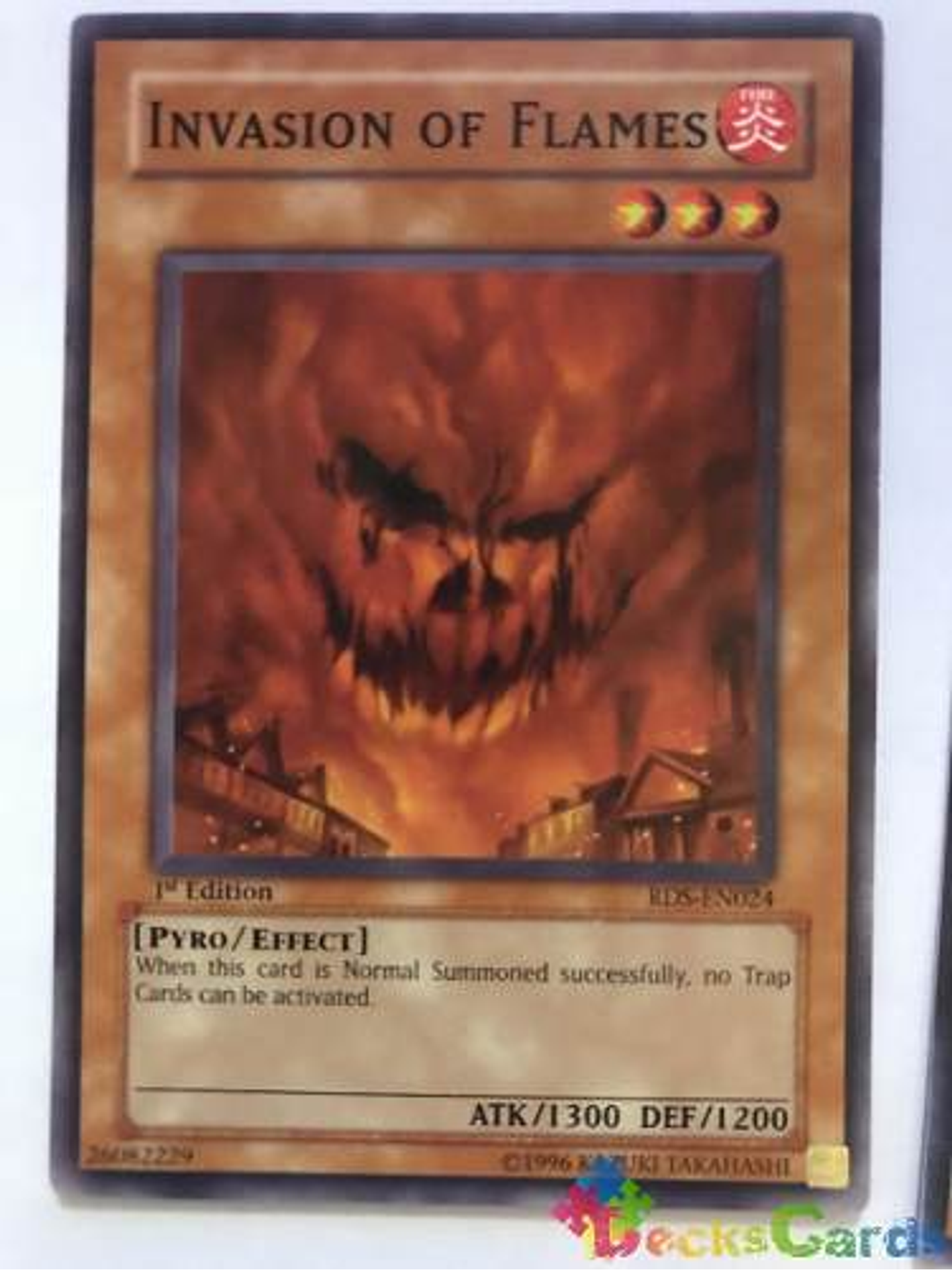 Invasion Of Flames - rds-en024 - Common 1st Edition 1