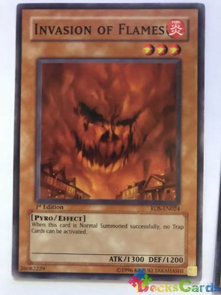 Invasion Of Flames - rds-en024 - Common 1st Edition 1