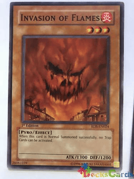 Invasion Of Flames - rds-en024 - Common 1st Edition