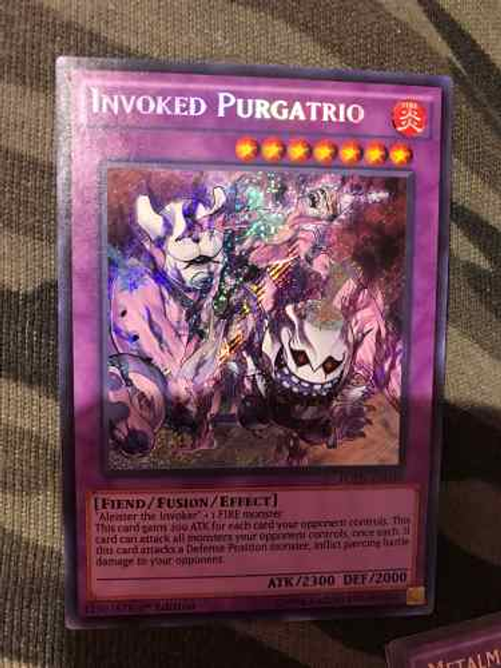 Invoked Purgatrio - fuen-en030 - Secret Rare 1st Edition 1