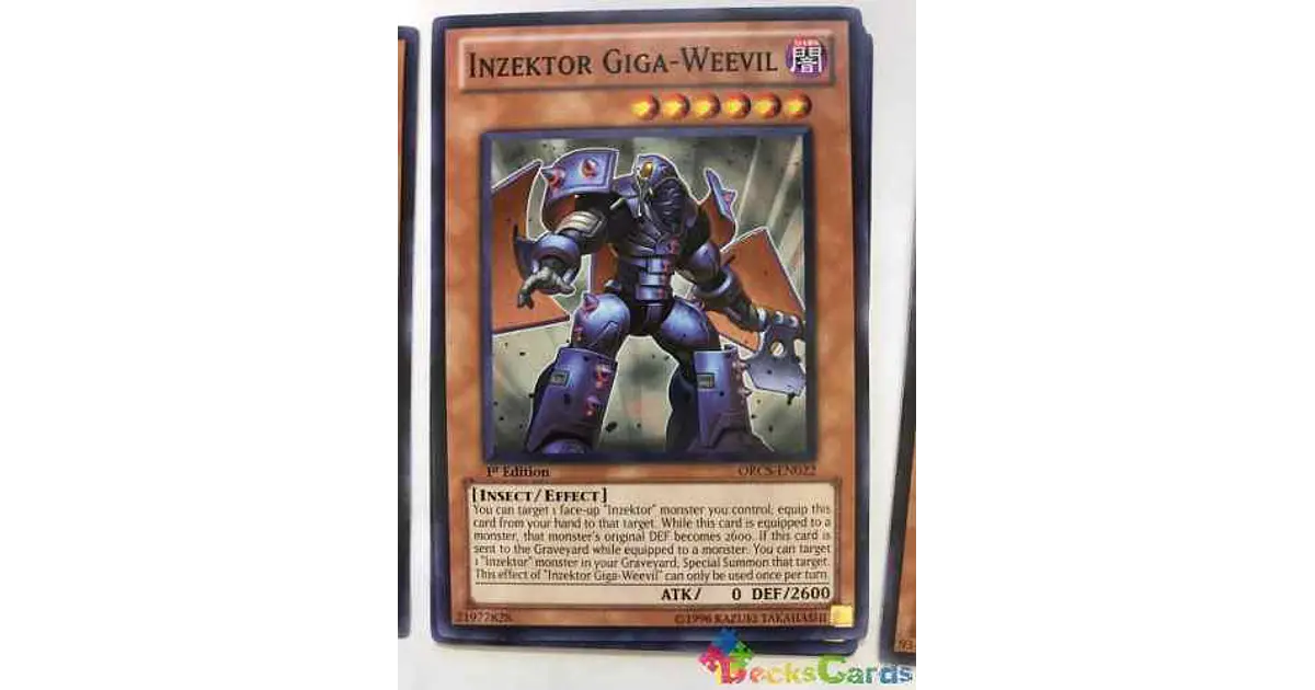 Inzektor Giga-weevil - orcs-en022 - Common 1st ...