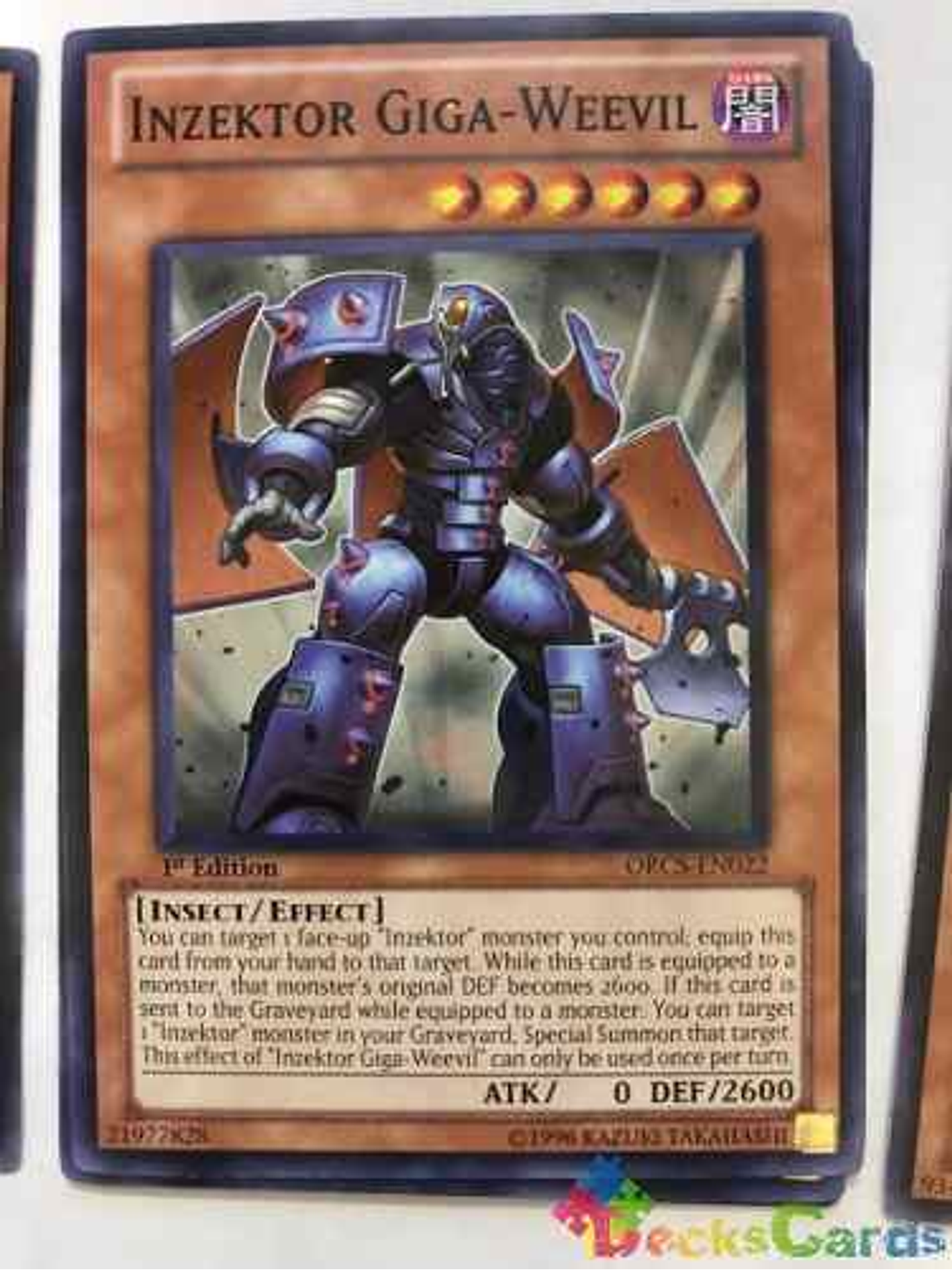 Inzektor Giga-weevil - orcs-en022 - Common 1st Edition 1