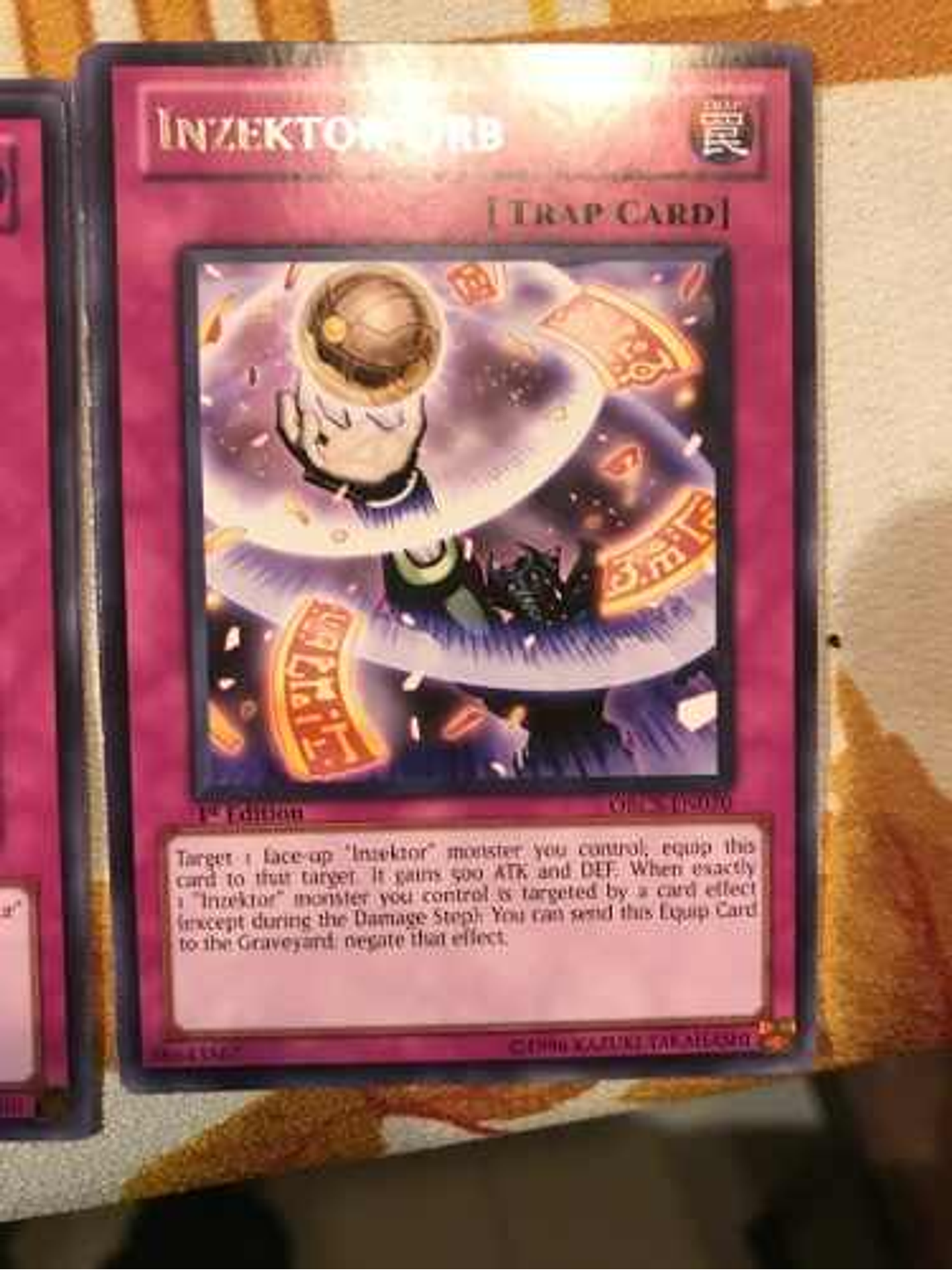 Inzektor Orb - orcs-en070 - Rare 1st Edition 1