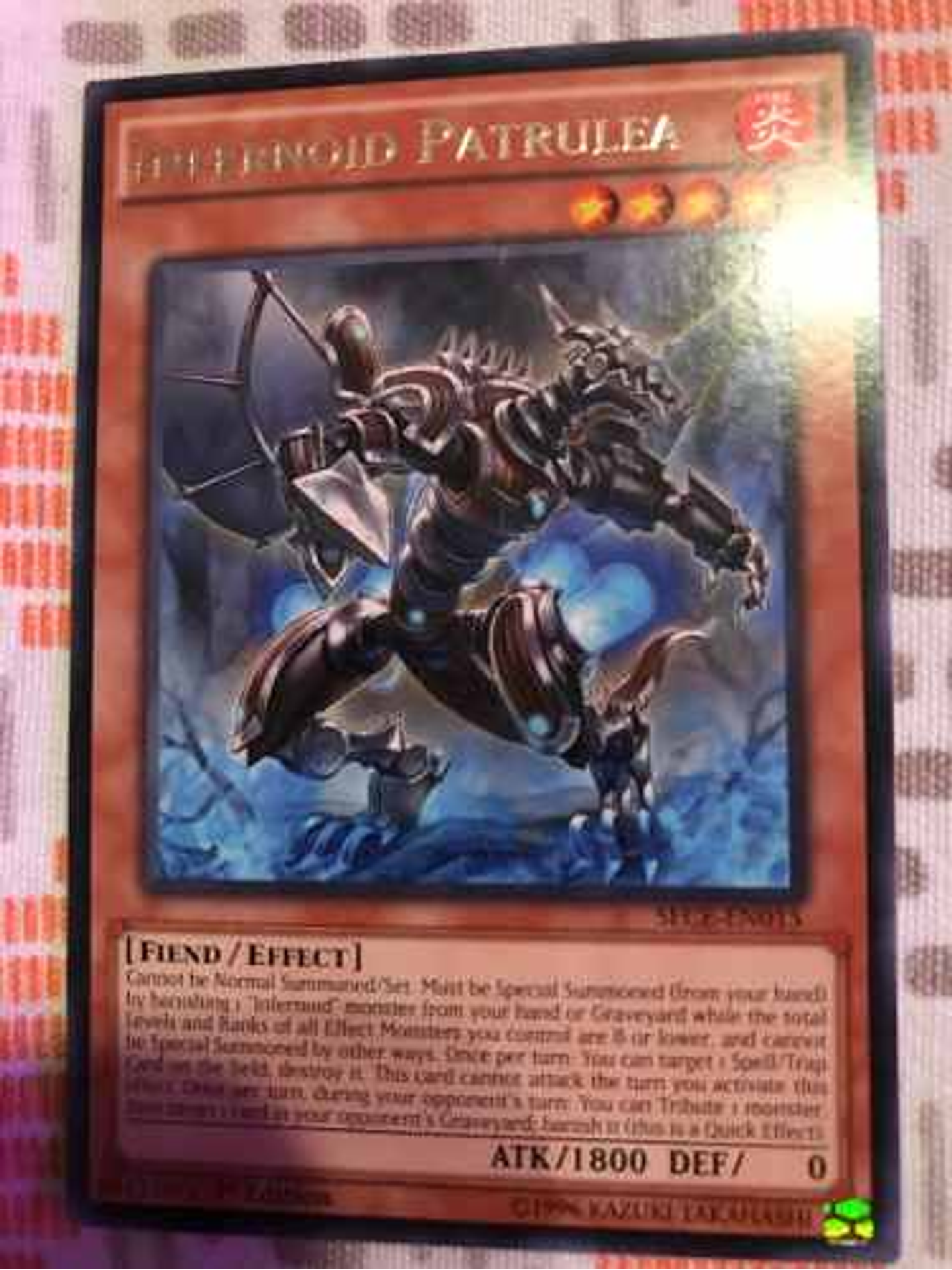 Infernoid Patrulea - sece-en015 - Rare 1st Edition 2