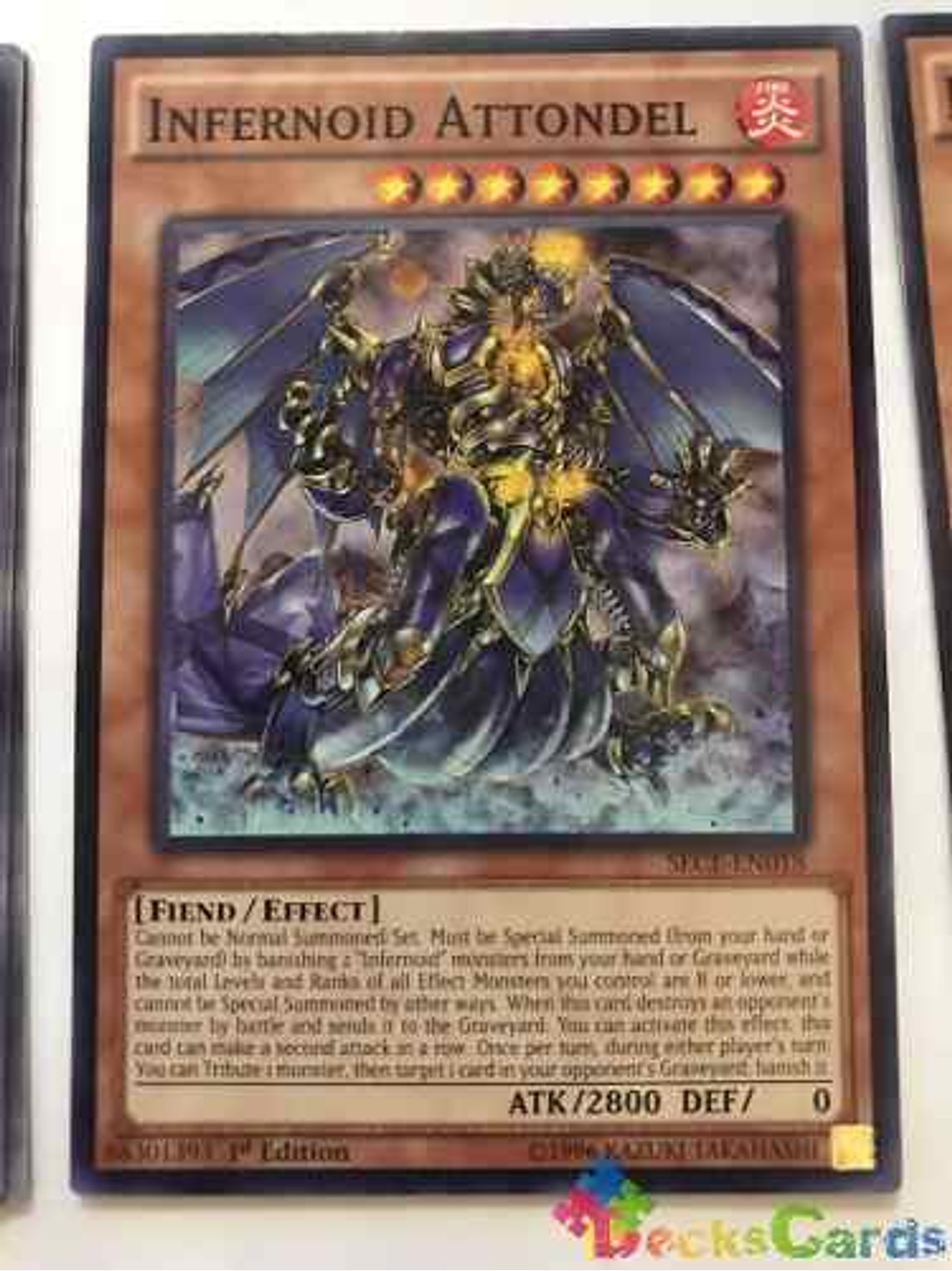 Infernoid Attondel - sece-en018 - Common 1st Edition 2