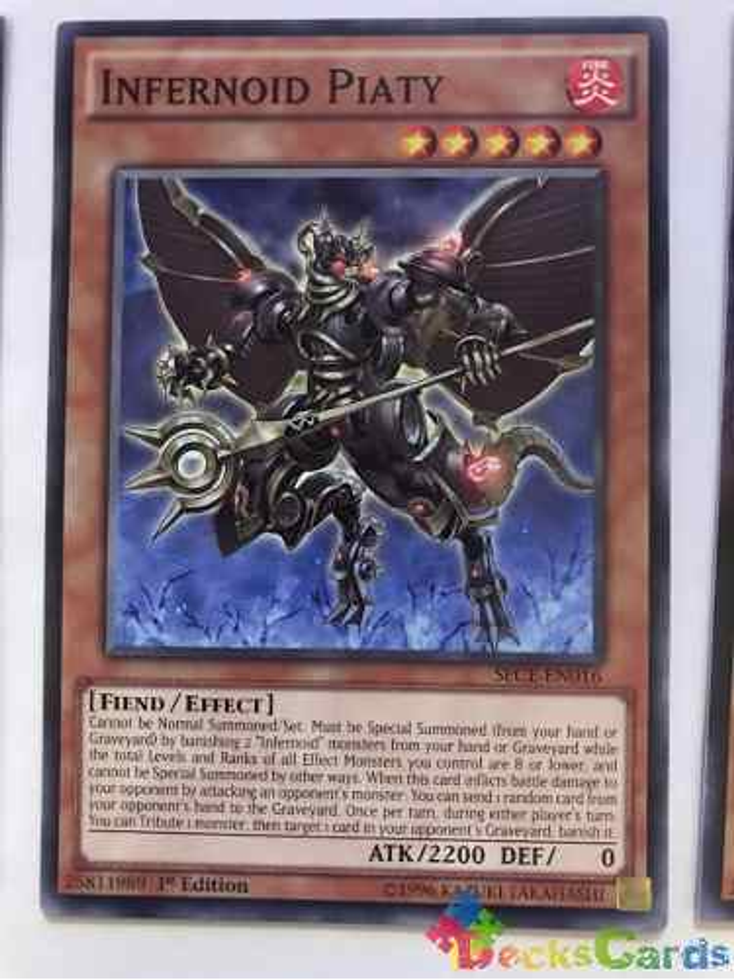 Infernoid Piaty - sece-en016 - Common 1st Edition 2