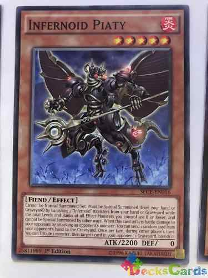 Infernoid Piaty - sece-en016 - Common 1st Edition 2