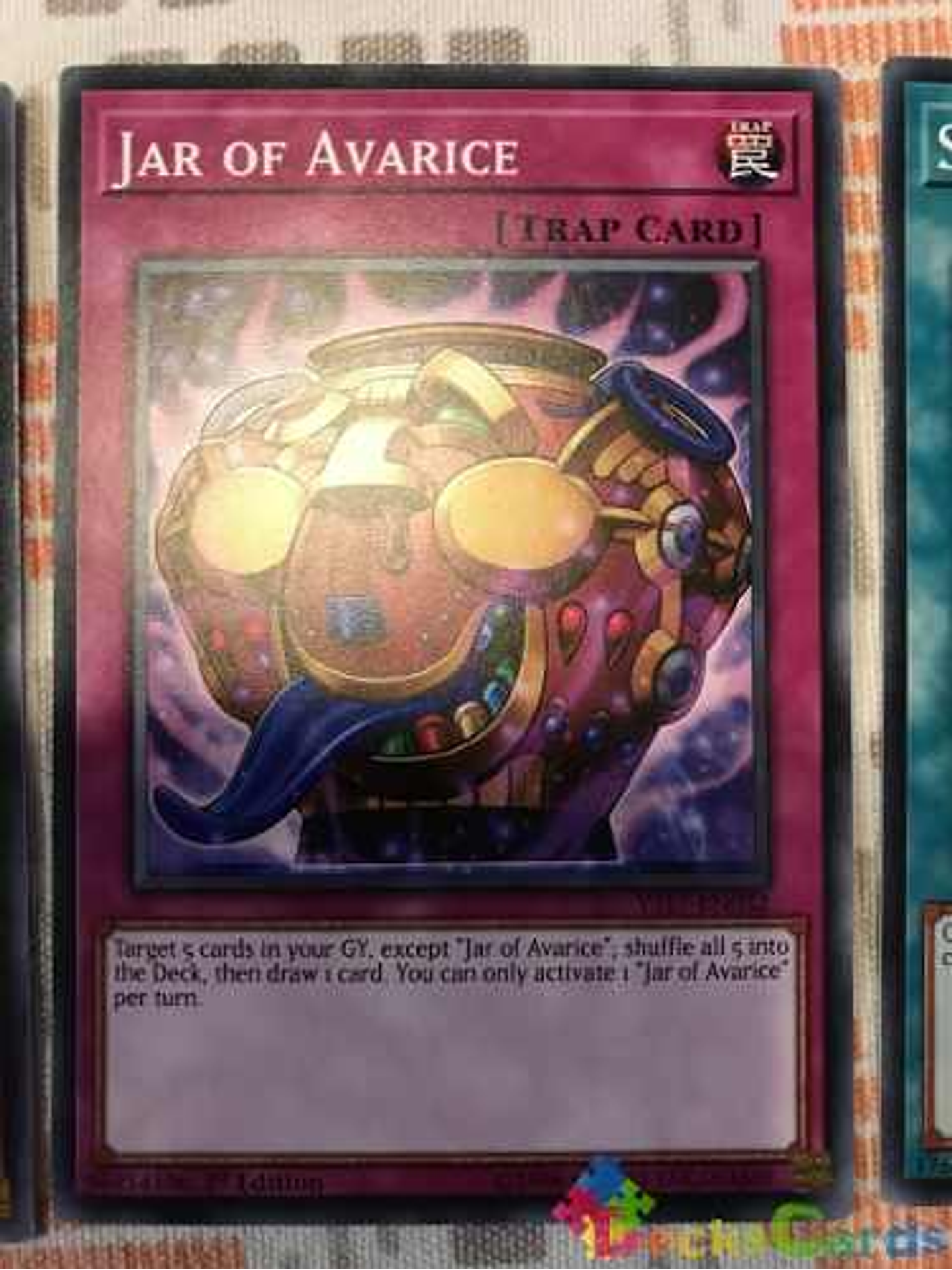 Jar Of Avarice - ys17-en032 - Common 1st Edition 1