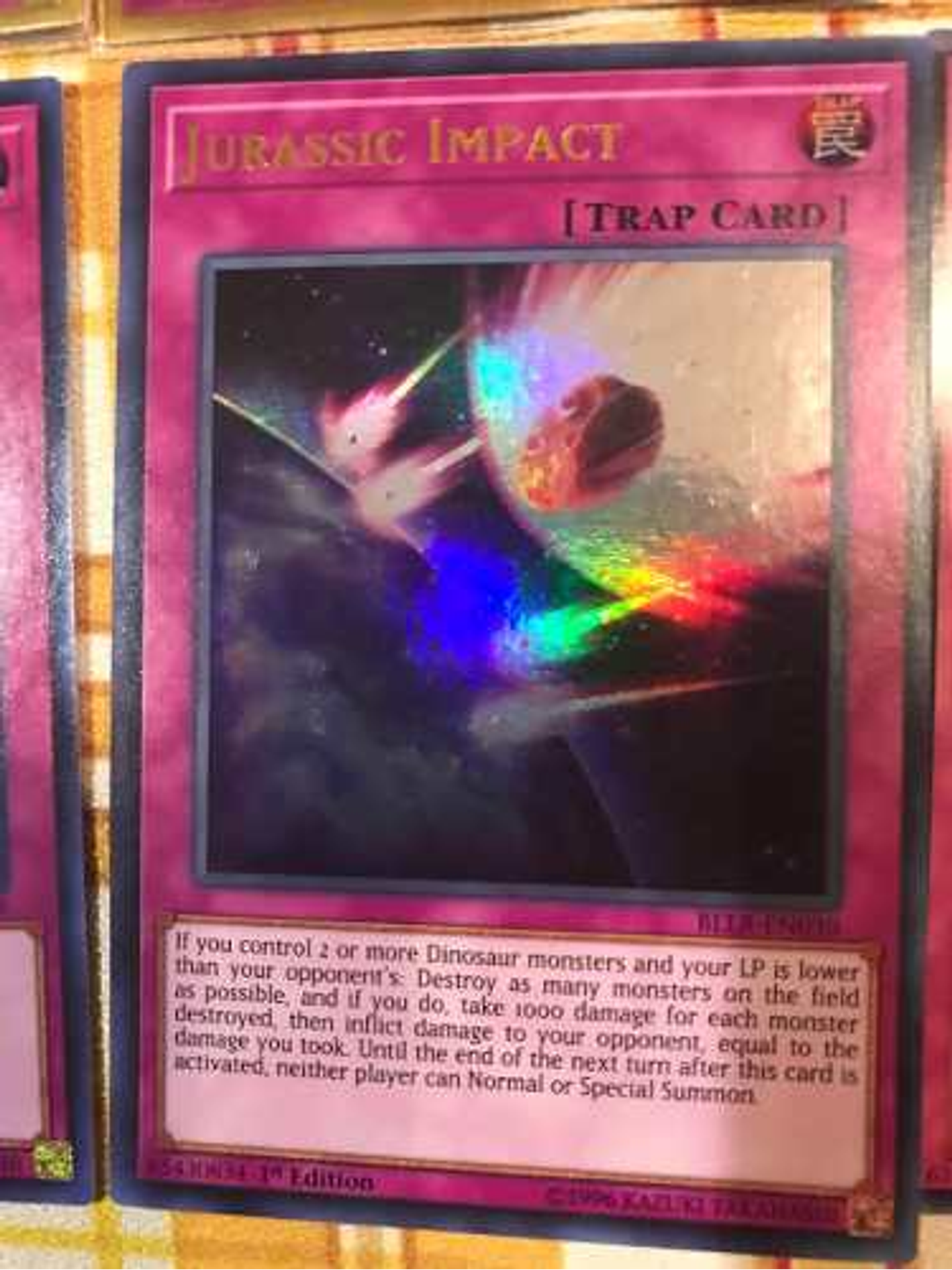 Jurassic Impact - bllr-en030 - Ultra Rare 1st Edition 1