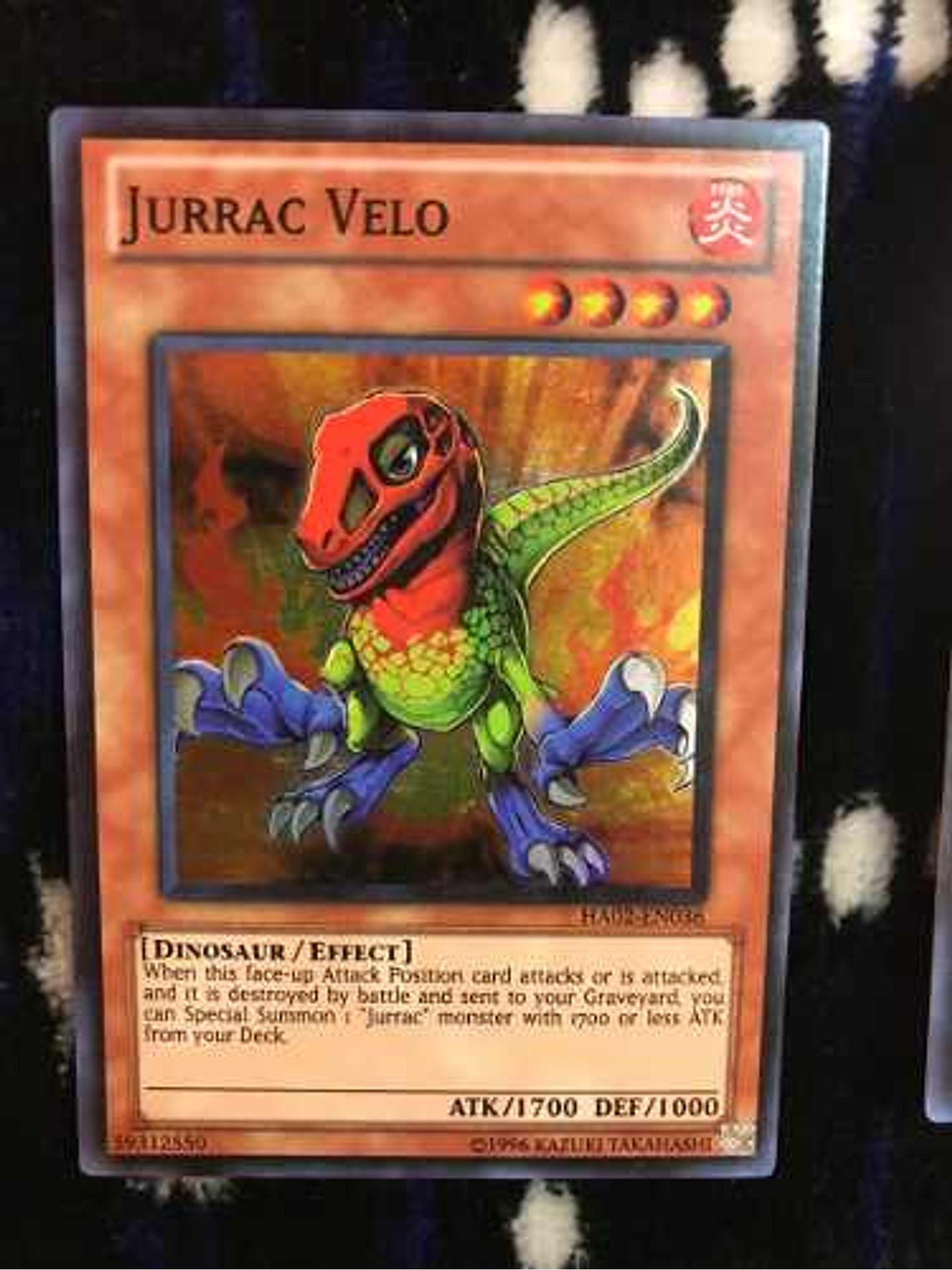 Jurrac Velo - ha02-en036 - Super Rare 1st Edition 1