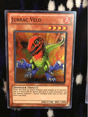 Jurrac Velo - ha02-en036 - Super Rare 1st Edition