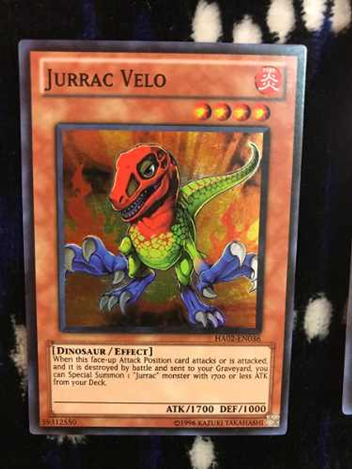 Jurrac Velo - ha02-en036 - Super Rare 1st Edition 1