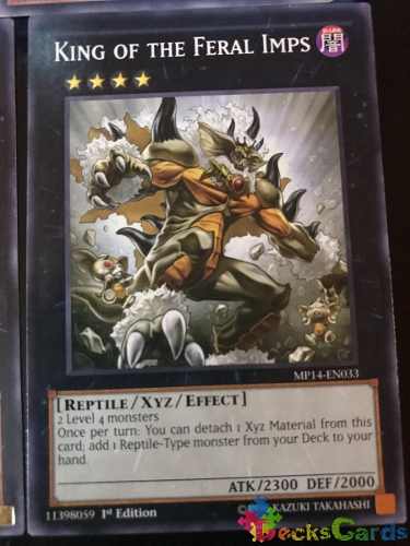 King Of The Feral Imps - mp14-en033 - Common 1st Edition