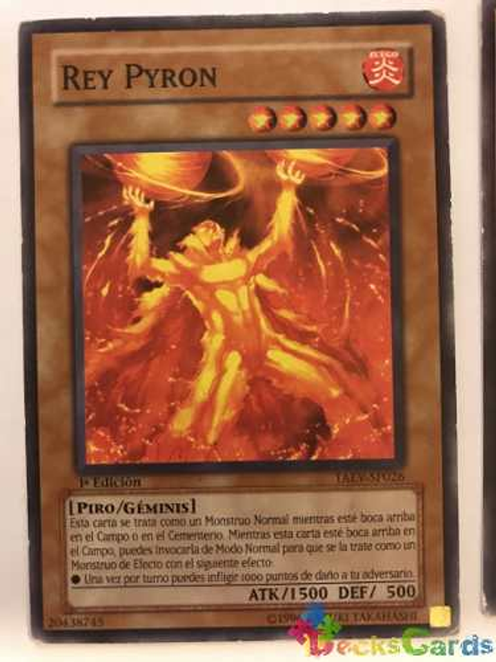 King Pyron - taev-en026 - Common 1st Edition 1