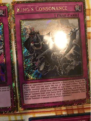King's Consonance - PGL3-EN019 - Gold Secret Rare 1st Edition