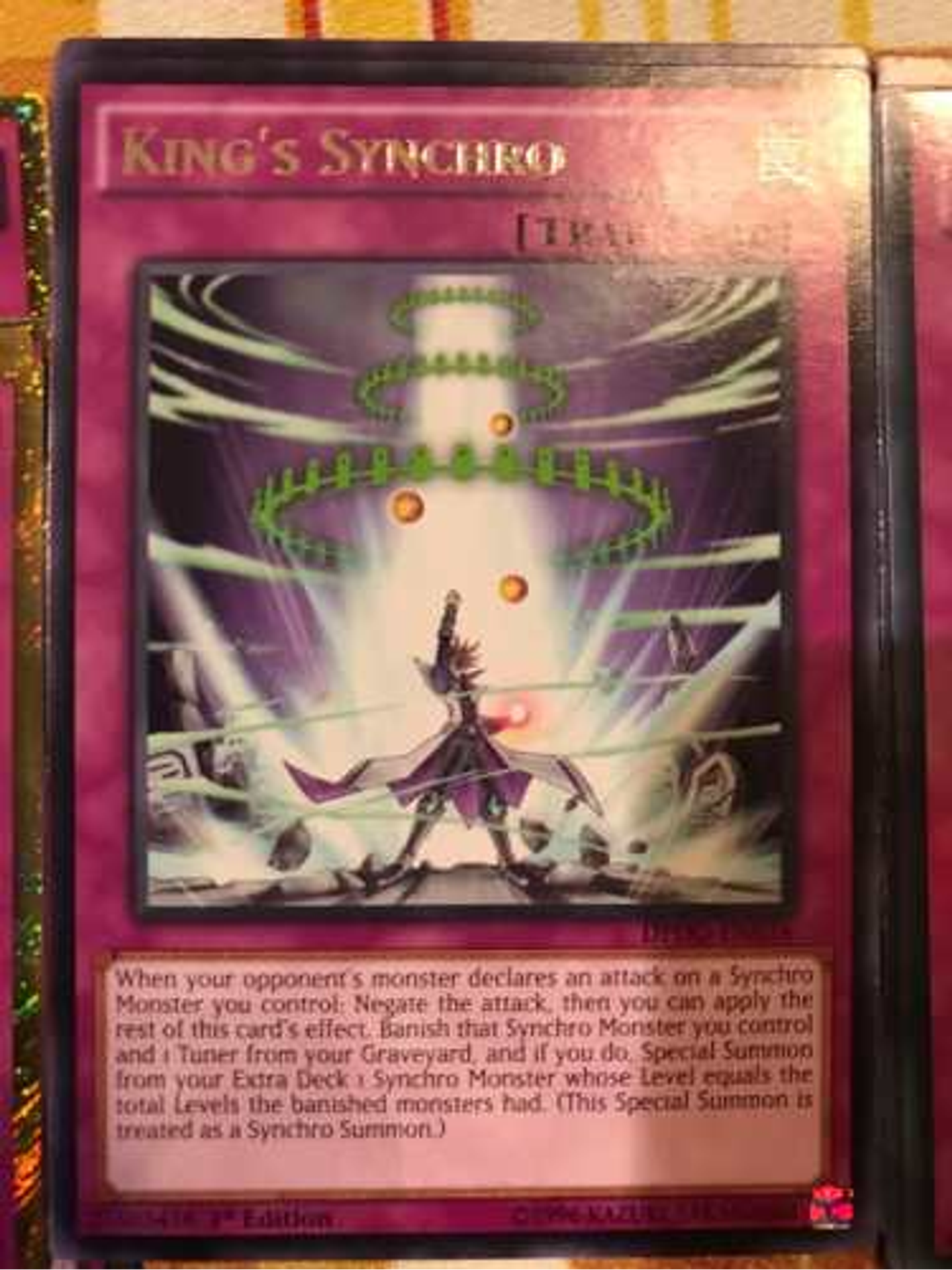 King's Synchro - dpdg-en034 - Rare 1st Edition 1