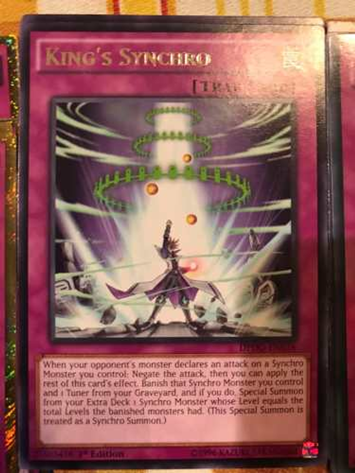 King's Synchro - dpdg-en034 - Rare 1st Edition 1