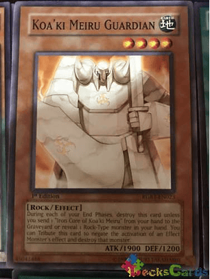 Koa'ki Meiru Guardian - rgbt-en023 - Common 1st Edition