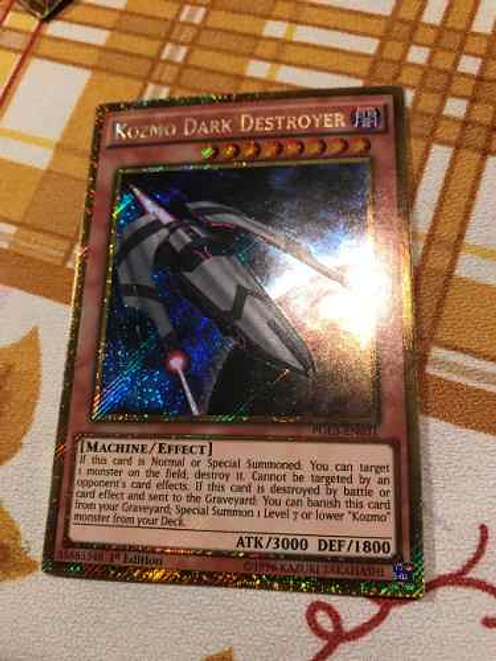 Kozmo Dark Destroyer - PGL3-EN031 - Gold Secret Rare 1st Edition 1
