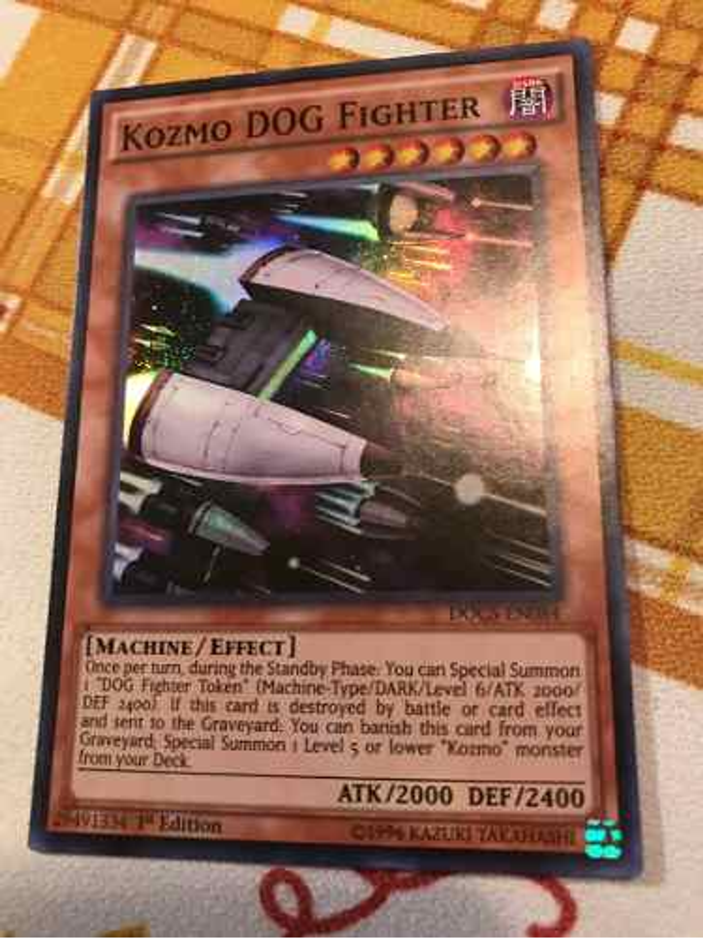 Kozmo Dog Fighter - docs-en084 - Super Rare 1st Edition 1