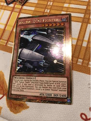 Kozmo DOG Fighter - PGL3-EN030 - Gold Secret Rare 1st Edition