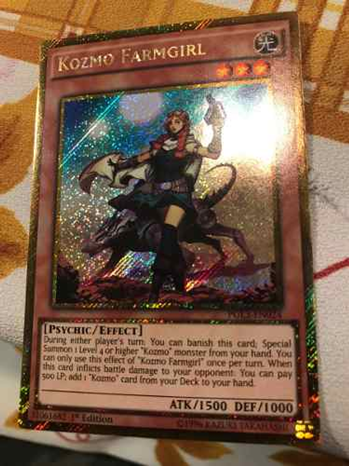 Kozmo Farmgirl - PGL3-EN024 - Gold Secret Rare 1st Edition 1