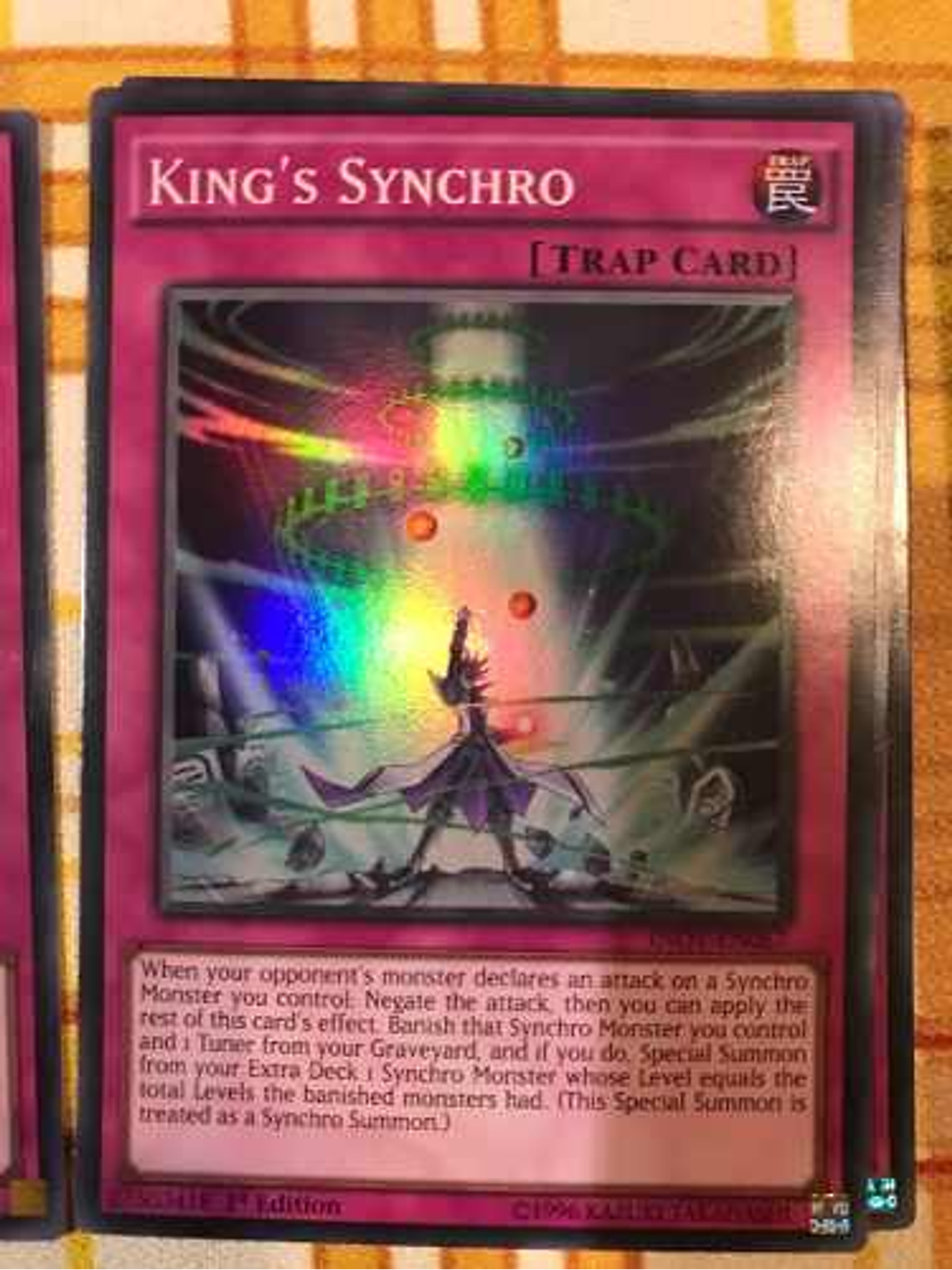 King's Synchro - inov-en067 - Super Rare 1st Edition 2