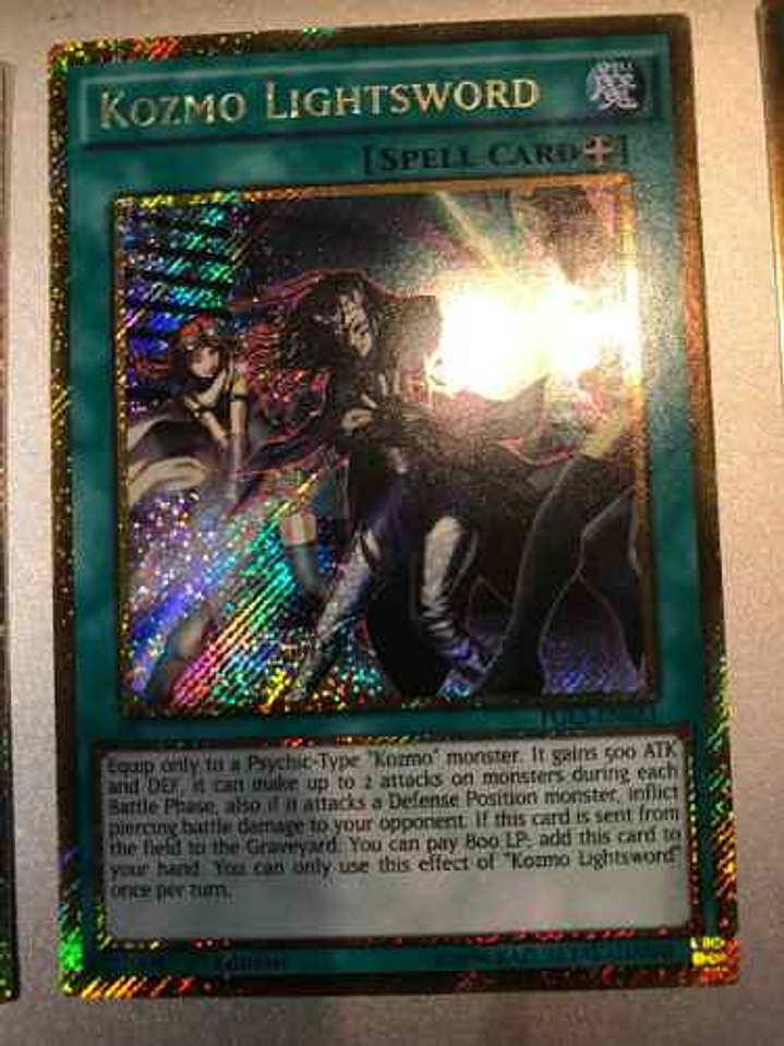 Kozmo Lightsword - pgl3-en033 - Gold Secret Rare 1st Edition 1