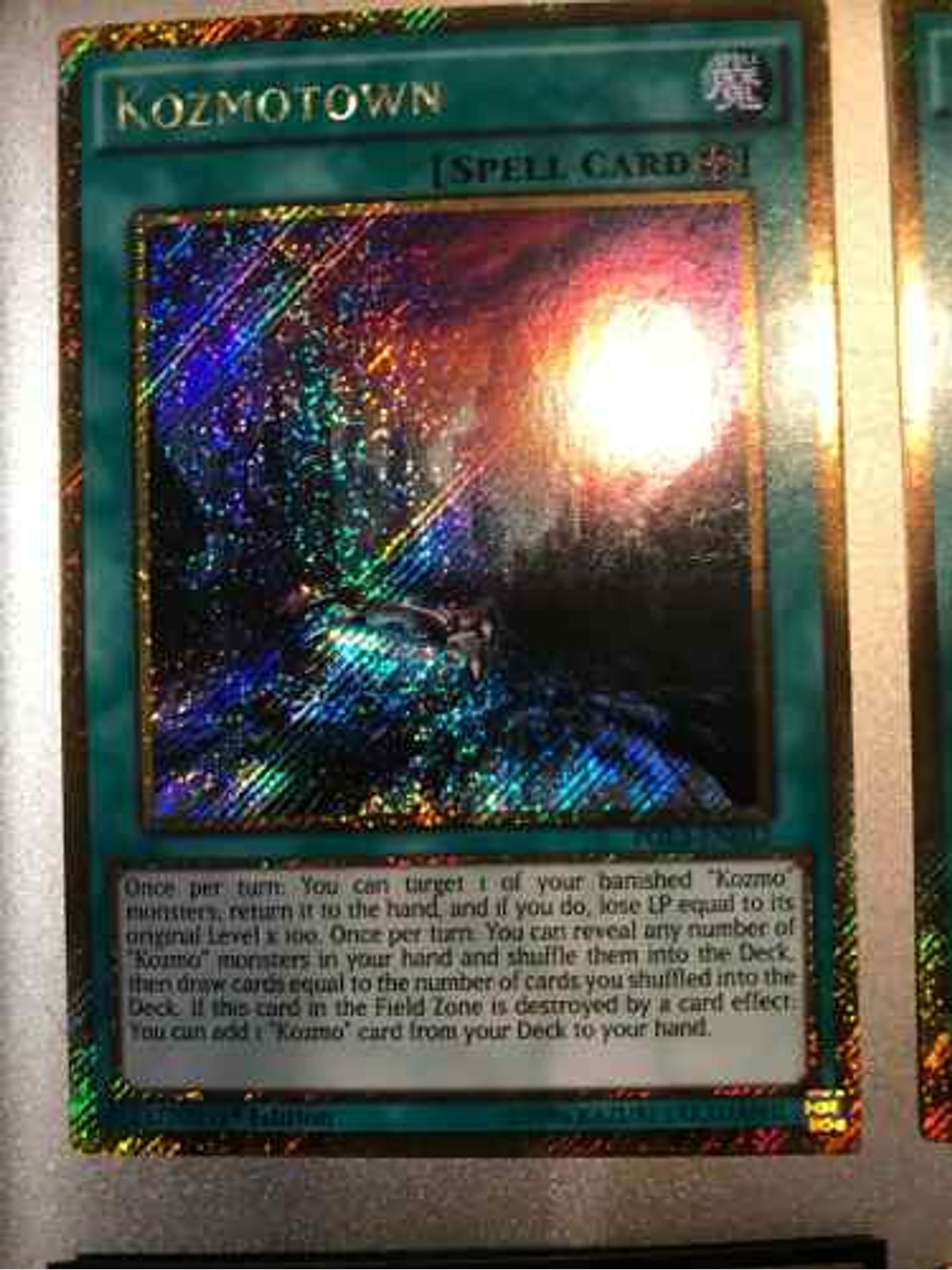 Kozmotown - pgl3-en032 - Gold Secret Rare 1st Edition 1