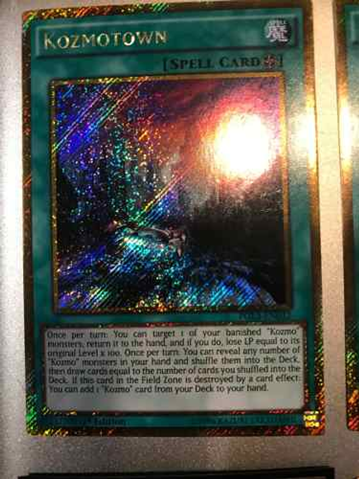 Kozmotown - pgl3-en032 - Gold Secret Rare 1st Edition 1