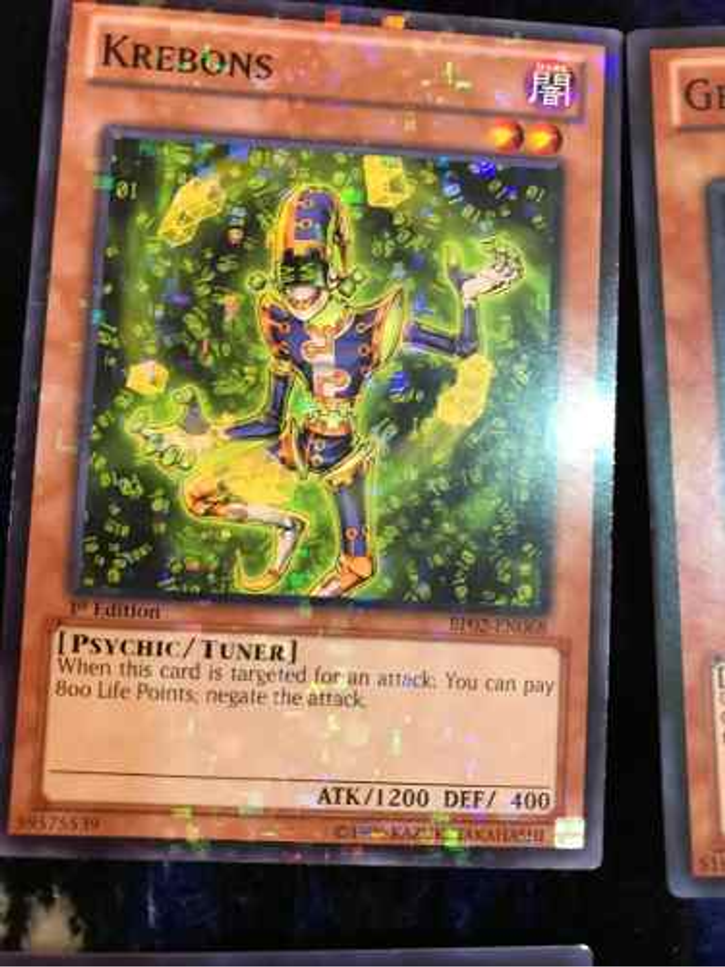 Krebons - bp02-en068 - Mosaic Rare 1st Edition 1