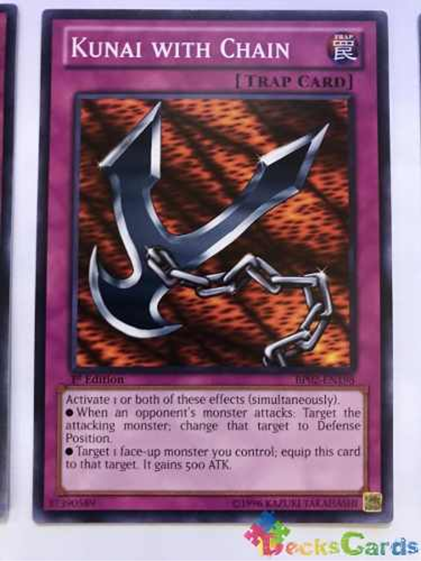 Kunai With Chain - bp02-en198 - Common 1st Edition 1