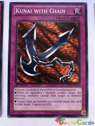 Kunai With Chain - bp02-en198 - Common 1st Edition