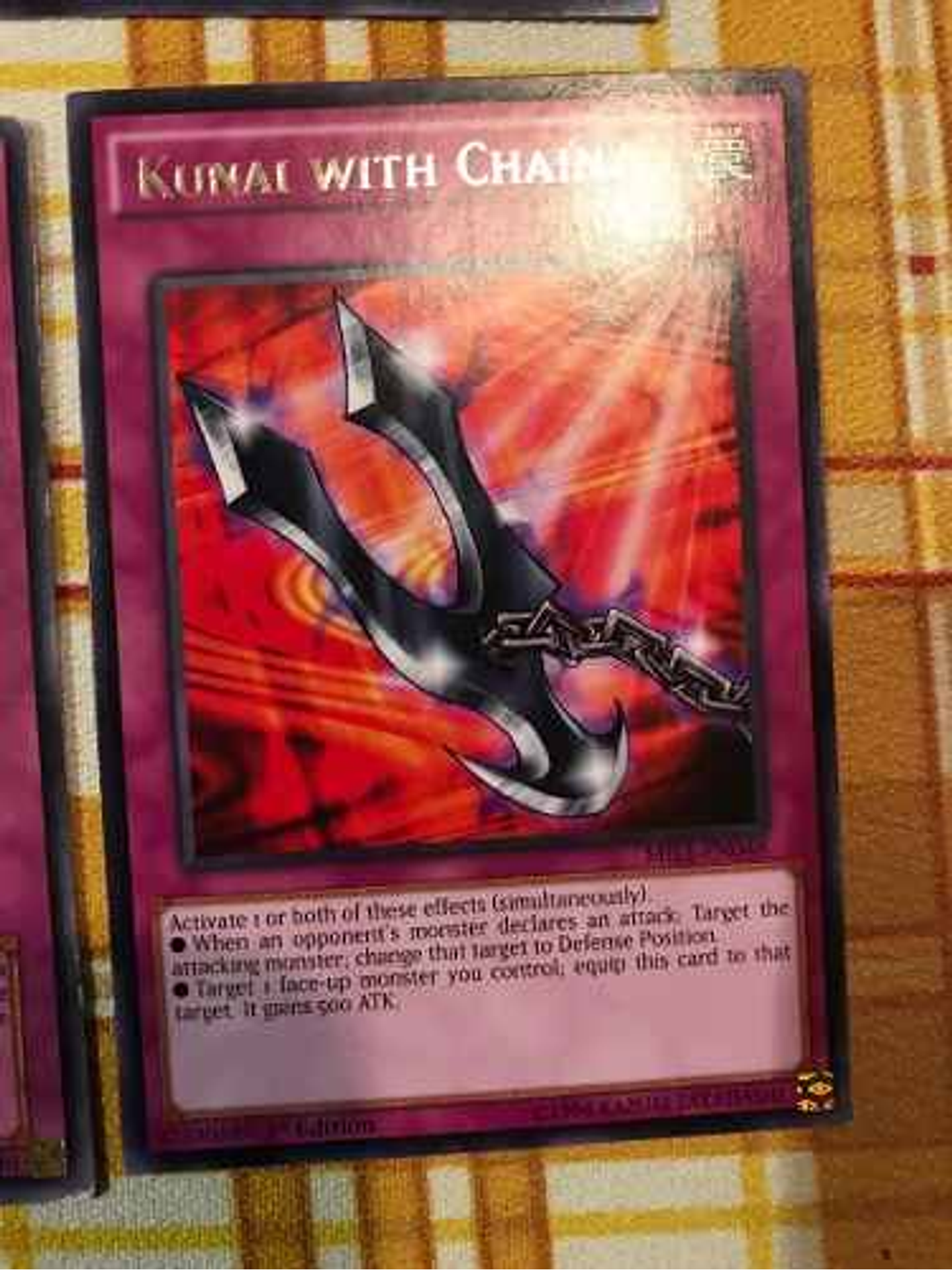 Kunai With Chain - mil1-en048 - Rare 1st Edition 1