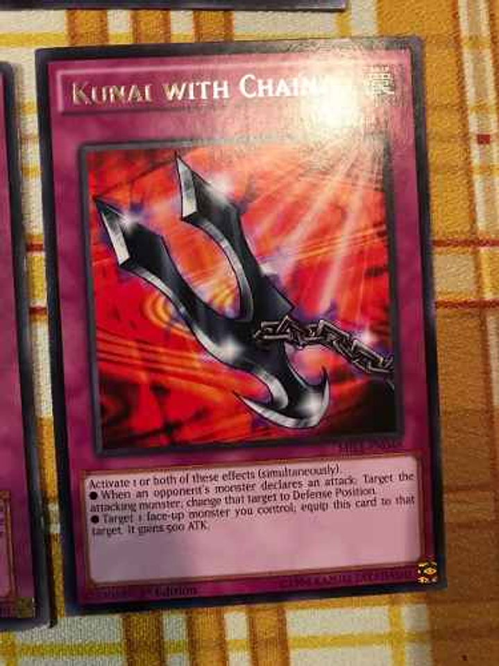 Kunai With Chain - mil1-en048 - Rare 1st Edition 1