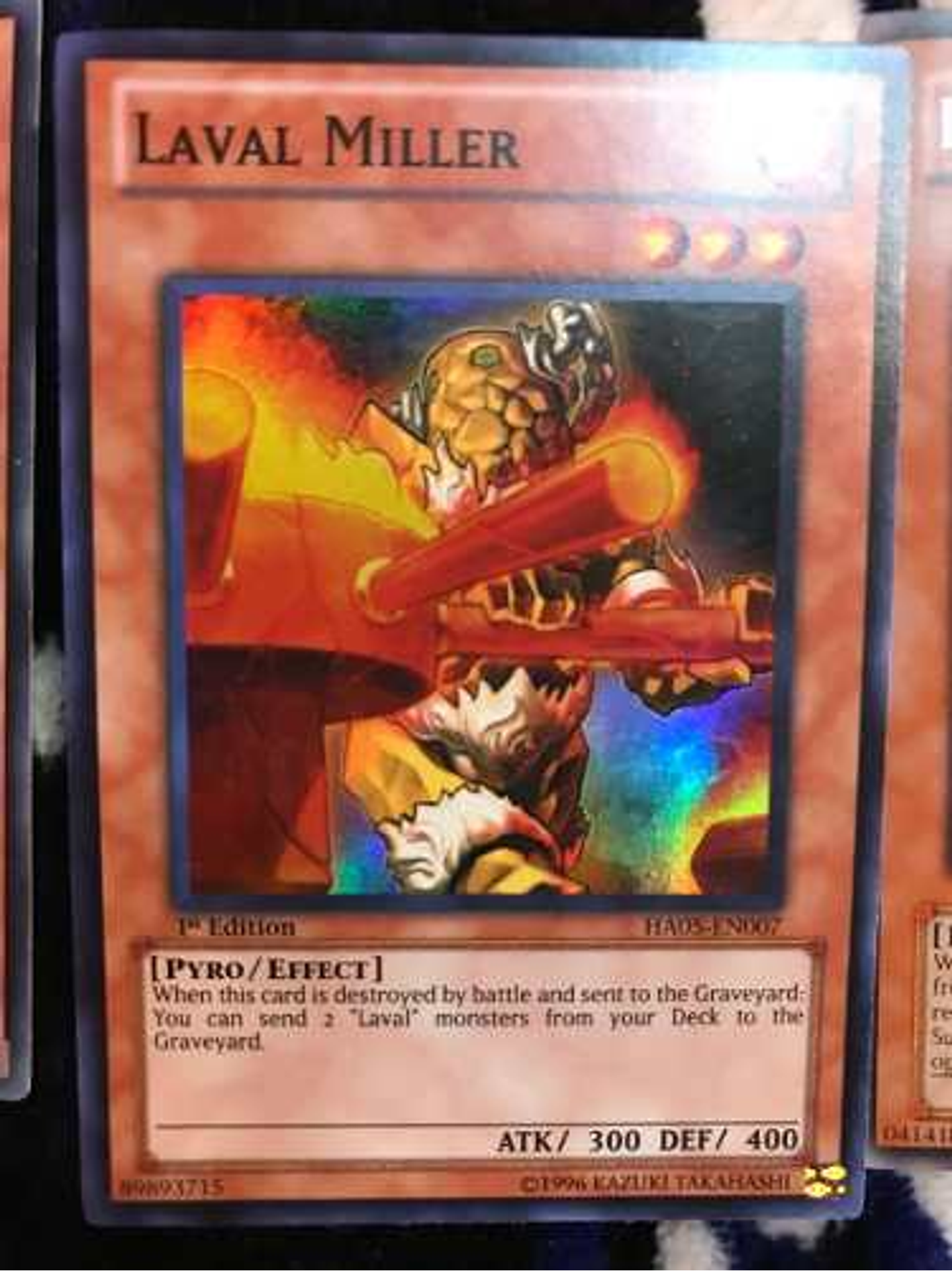 Laval Miller - ha05-en007 - Super Rare 1st Edition 1