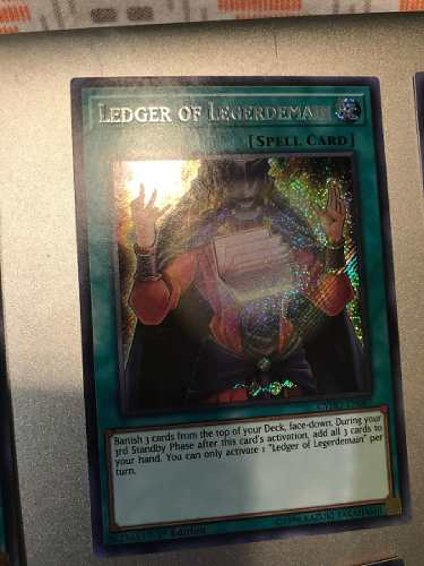 Ledger Of Legerdemain - cyho-en067 - Secret Rare 1st Edition 1
