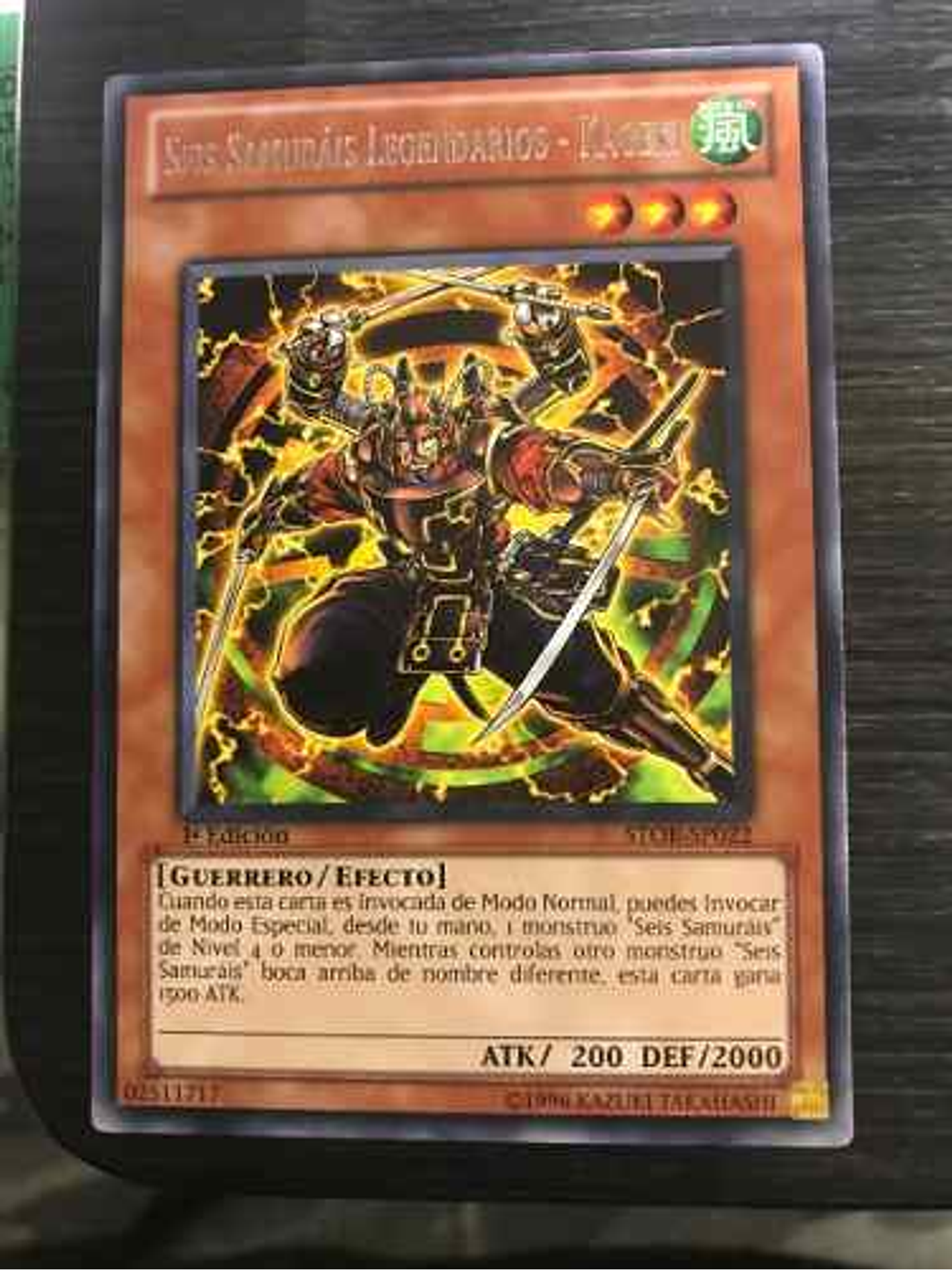 Legendary Six Samurai - Kageki - stor-en022 - Rare 1st Edition 1