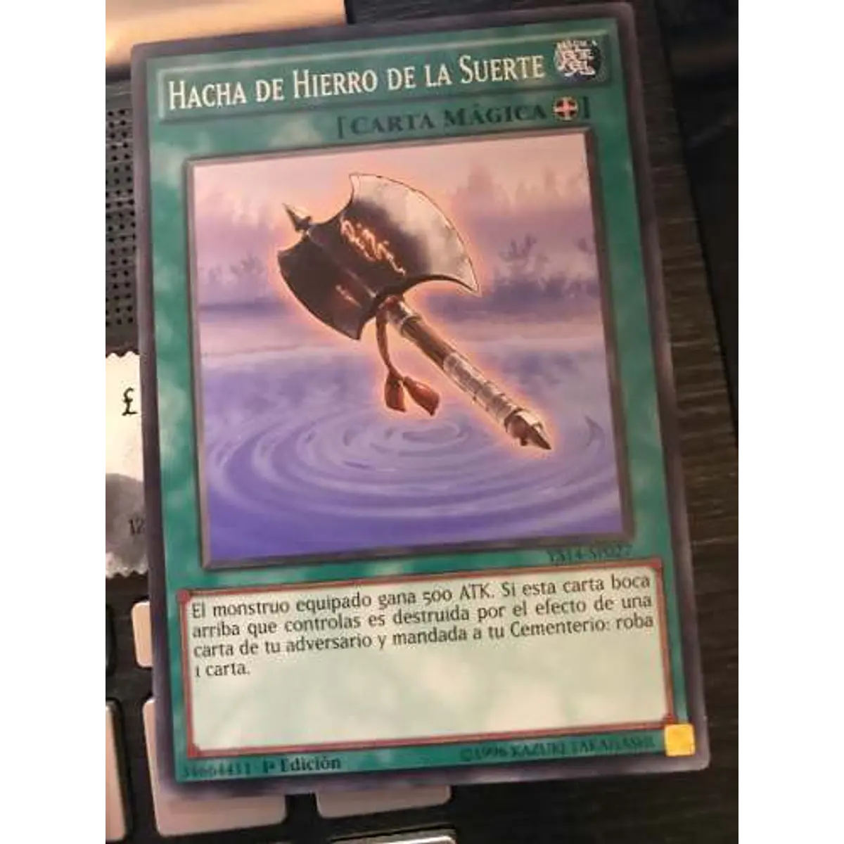 Carta Yu-Gi-Oh! Lucky Iron Axe YS16-EN028 - Starter Deck Yuya - 1ª Edición Común