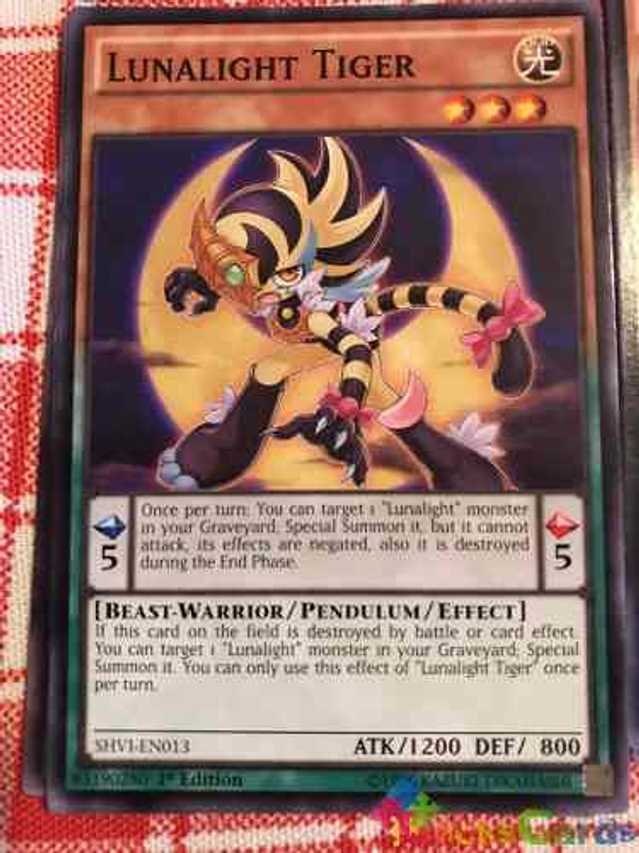 Lunalight Tiger - shvi-en013 - Common 1st Edition 1