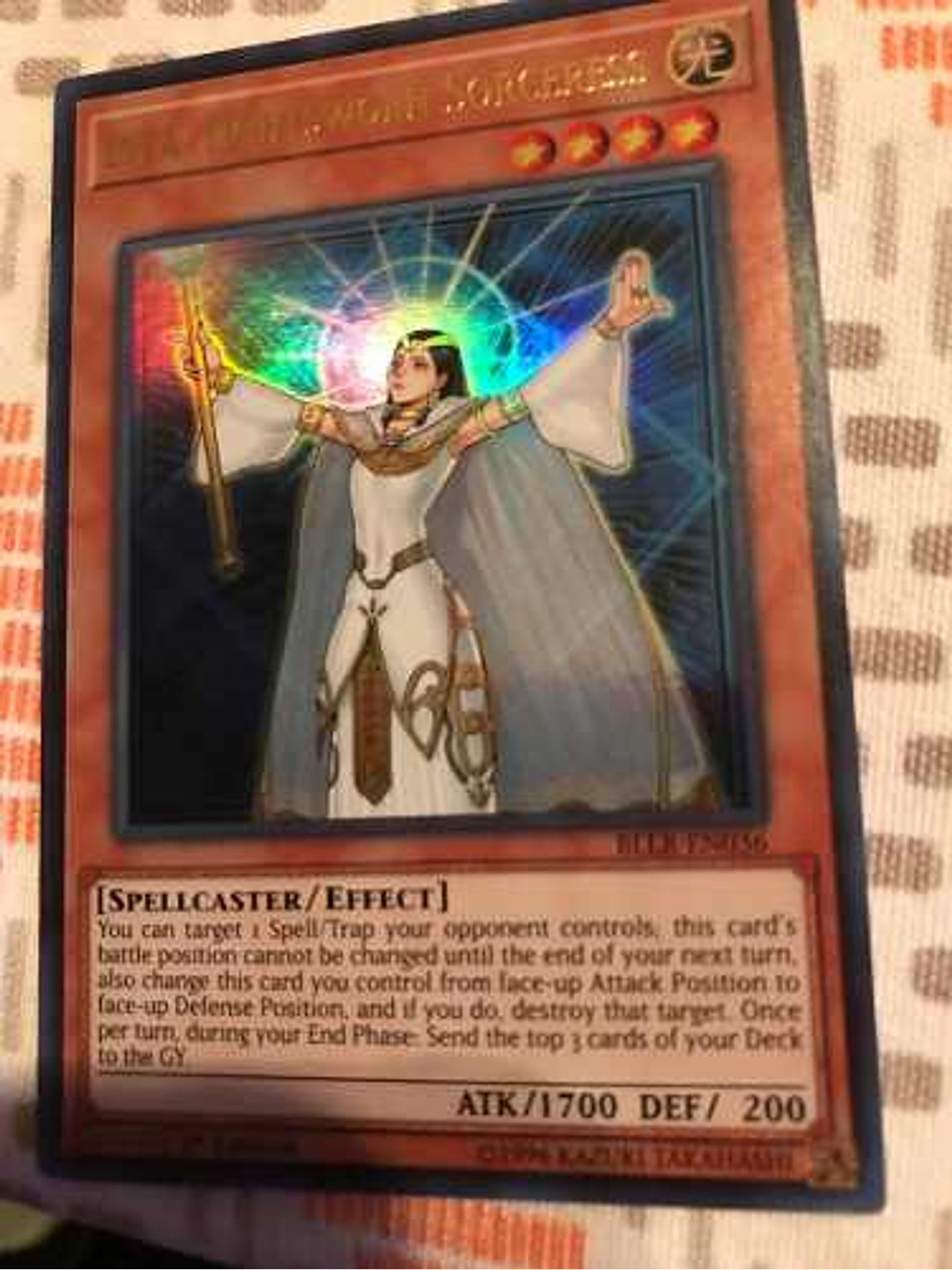 Lyla, Lightsworn Sorceress - bllr-en036 - Ultra Rare 1st Edition 1