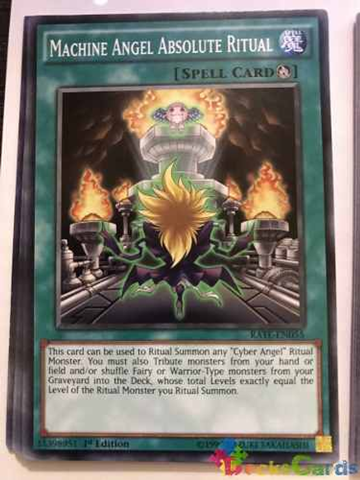 Machine Angel Absolute Ritual - rate-en055 - Common 1st Edition 1