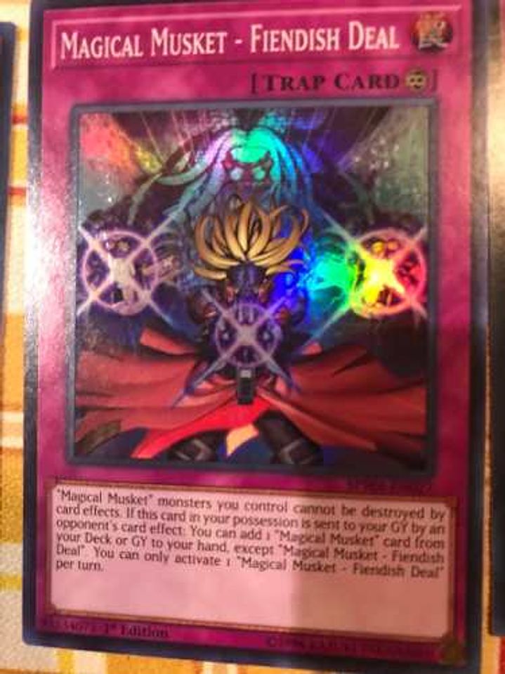 Magical Musket - Fiendish Deal - spwa-en027 - Super Rare 1st Edition 1